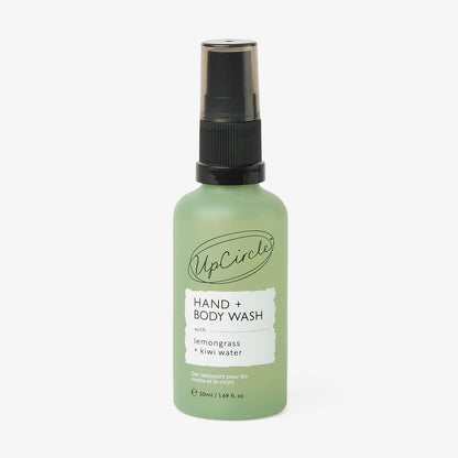 Natural Hand + Body Wash with Lemongrass - Travel Size by UpCircle