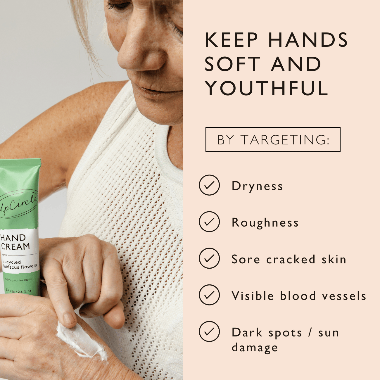 Hand Cream with Hibiscus Flowers by UpCircle