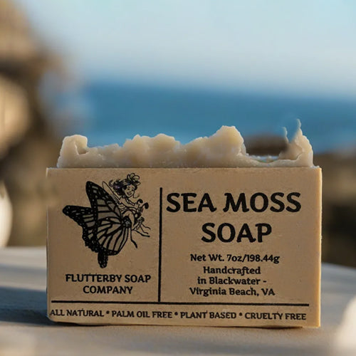 Organic Sea Moss Soap – Handcrafted Pure and Natural Bar Soap for Face &amp; Body by Seamoss Global