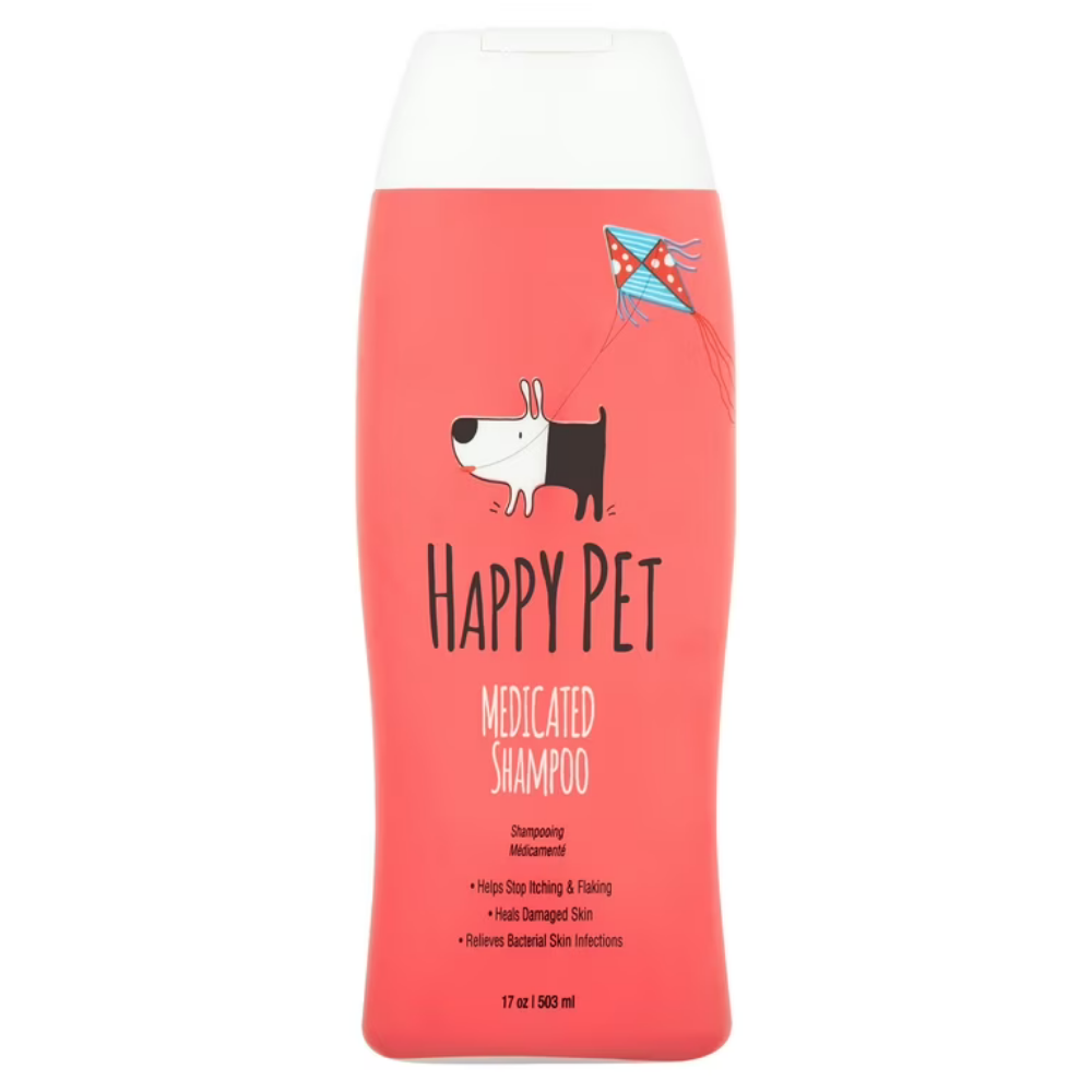 Happy Pet Medicated Shampoo (17oz) by Farmacias Savia