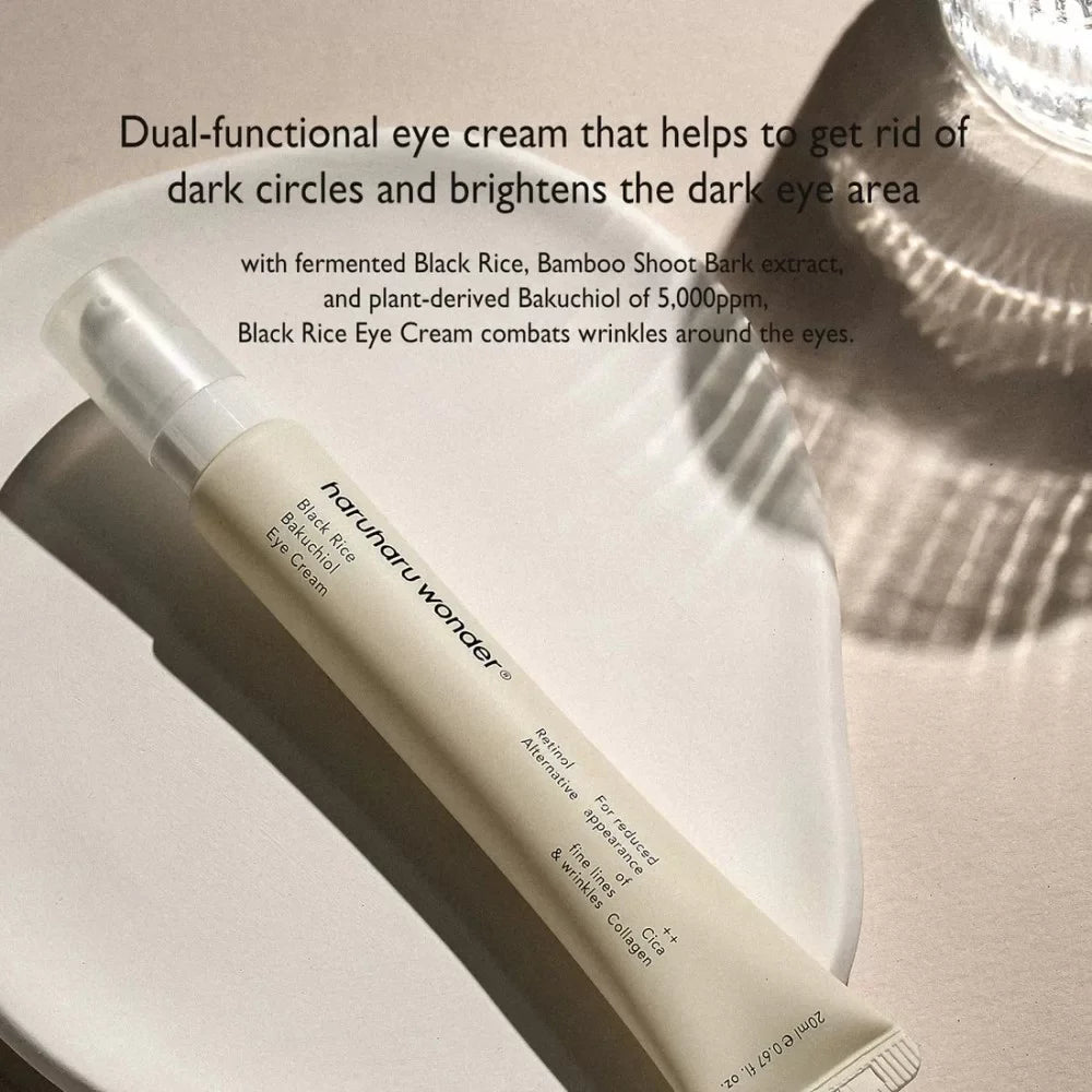 Haruharu Wonder Black Rice Bakuchiol Eye Cream by AsiaBeautyMall