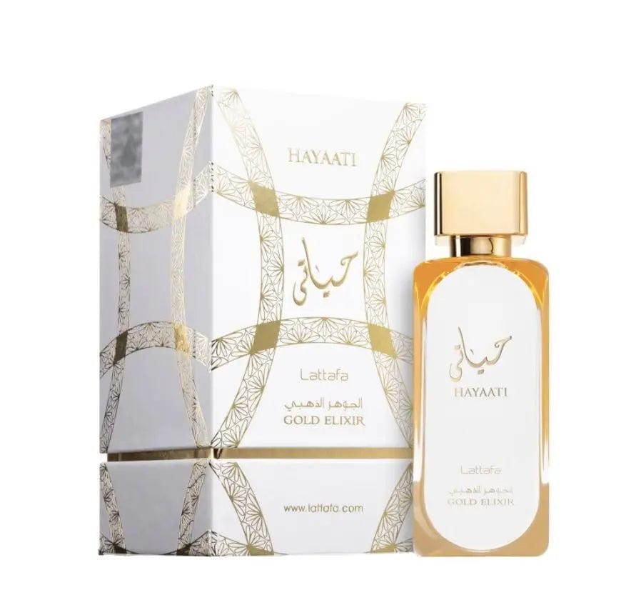 Hayaati Gold Elixir By Lattafa Unisex 3.4 oz Eau De Parfum Spray by perfumesandrea