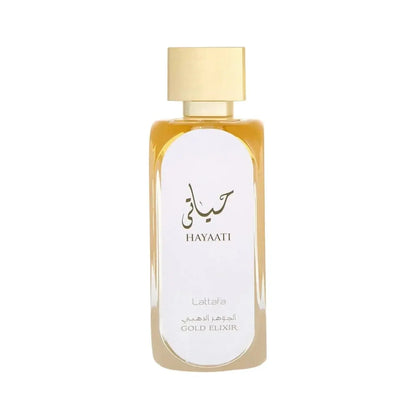 Hayaati Gold Elixir By Lattafa Unisex 3.4 oz Eau De Parfum Spray by perfumesandrea