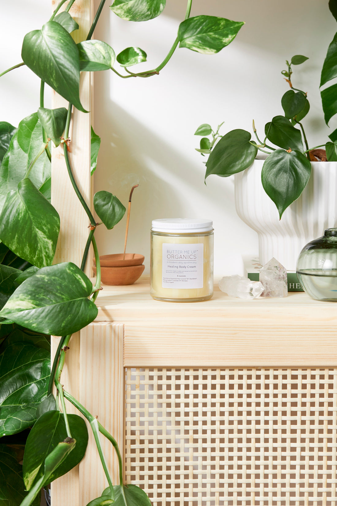 Healing Body Cream / organic body lotion / winter skin / dry skin / deep moisturizer by Butter Me Up Organics