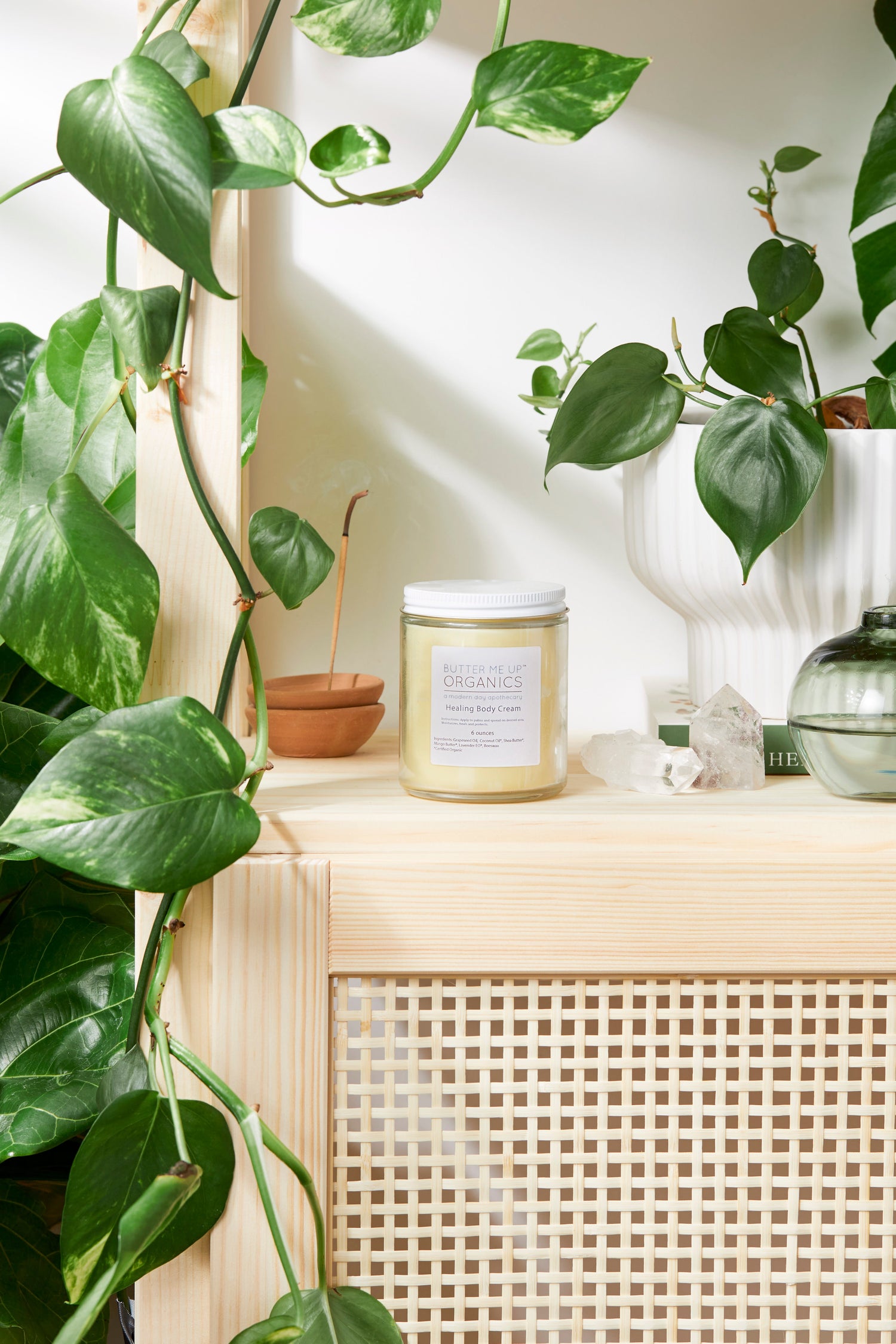 Healing Body Cream / organic body lotion / winter skin / dry skin / deep moisturizer by Butter Me Up Organics