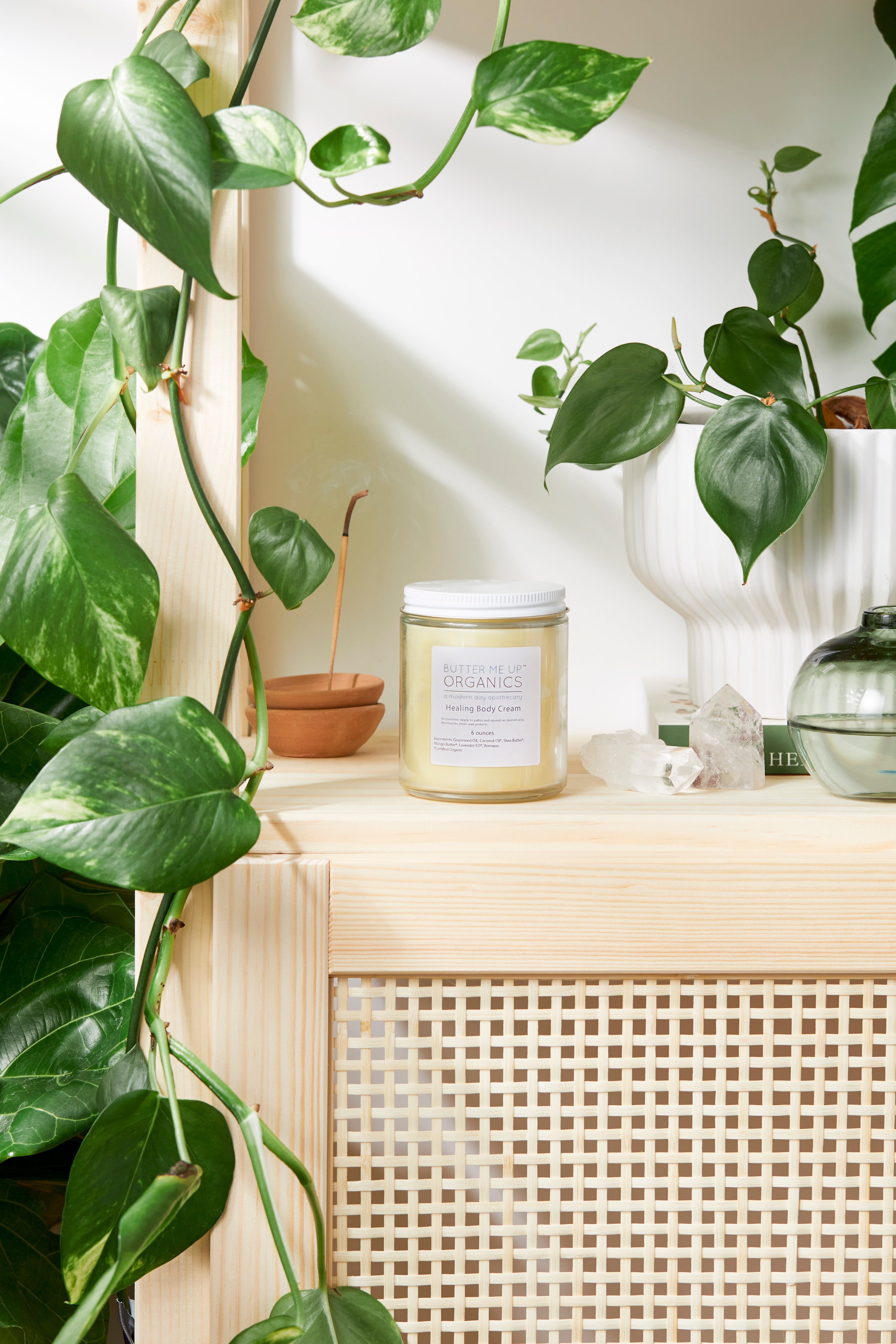 Healing Body Cream / organic body lotion / winter skin / dry skin / deep moisturizer by Butter Me Up Organics