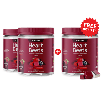 Heart Beets Chews - Buy 2, Get 1 FREE! by Snap Supplements