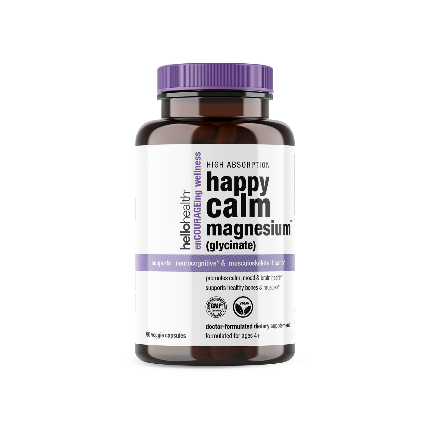 Magnesium Glycinate capsules by hellohealth