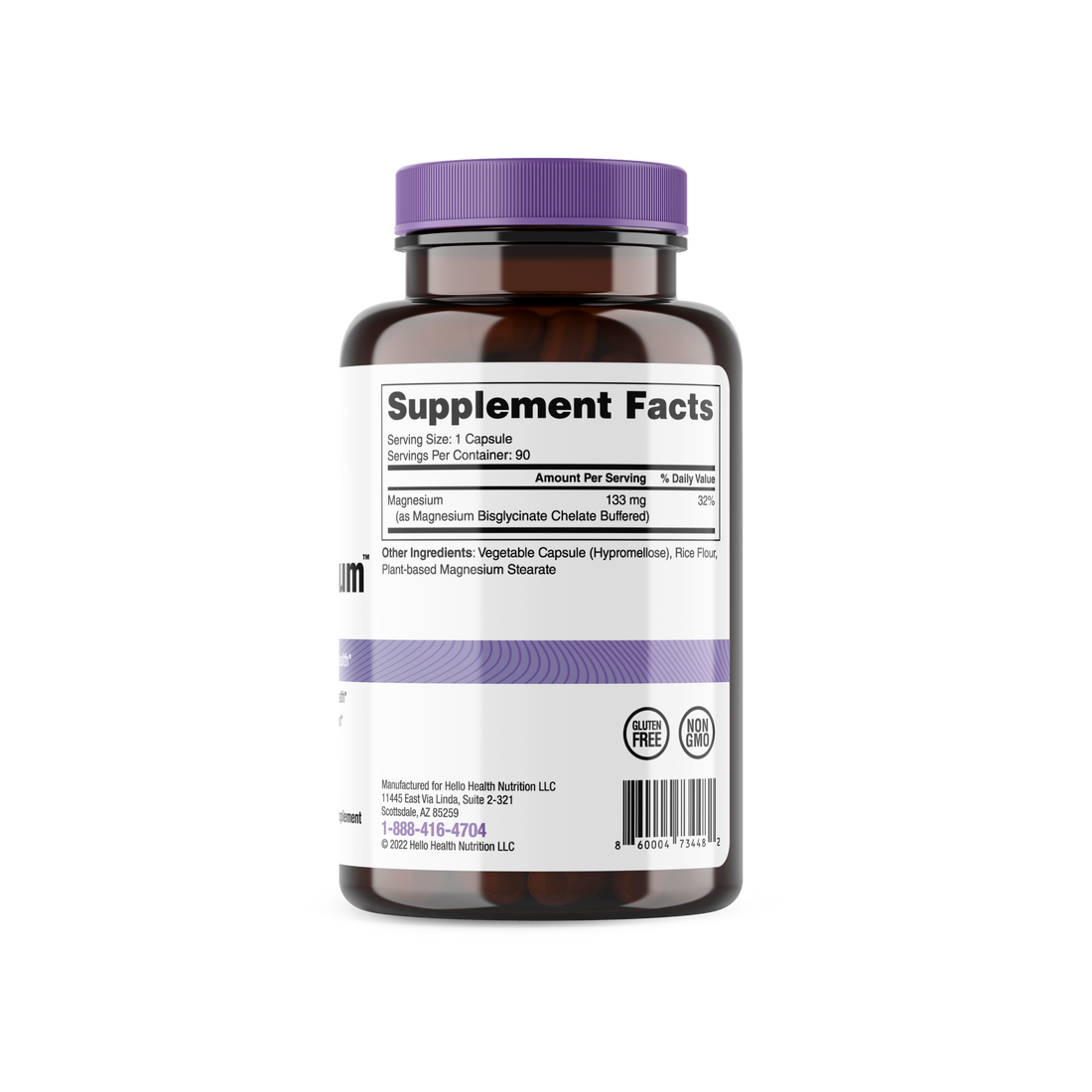 Magnesium Glycinate capsules by hellohealth