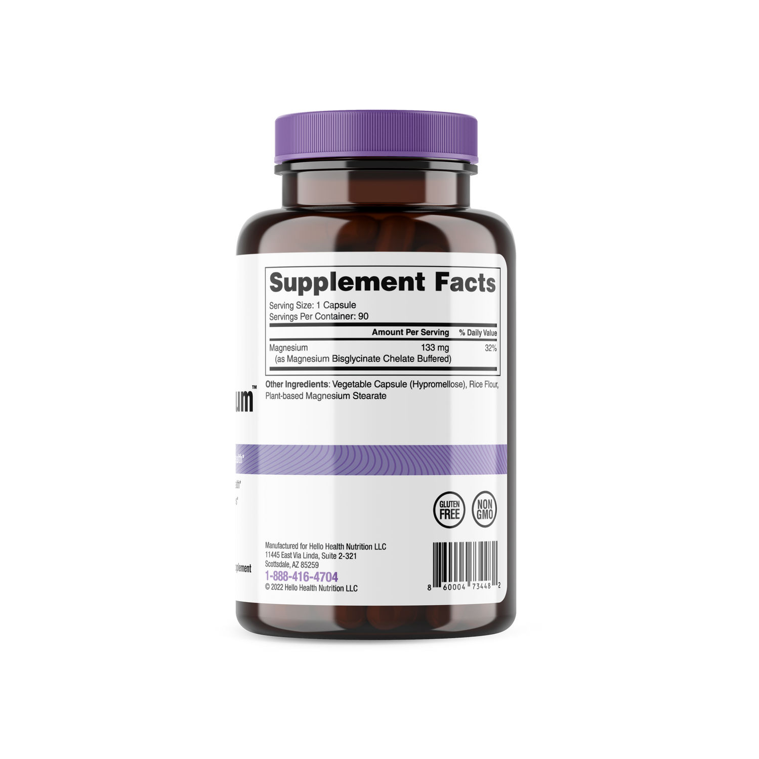 Magnesium Glycinate capsules by hellohealth