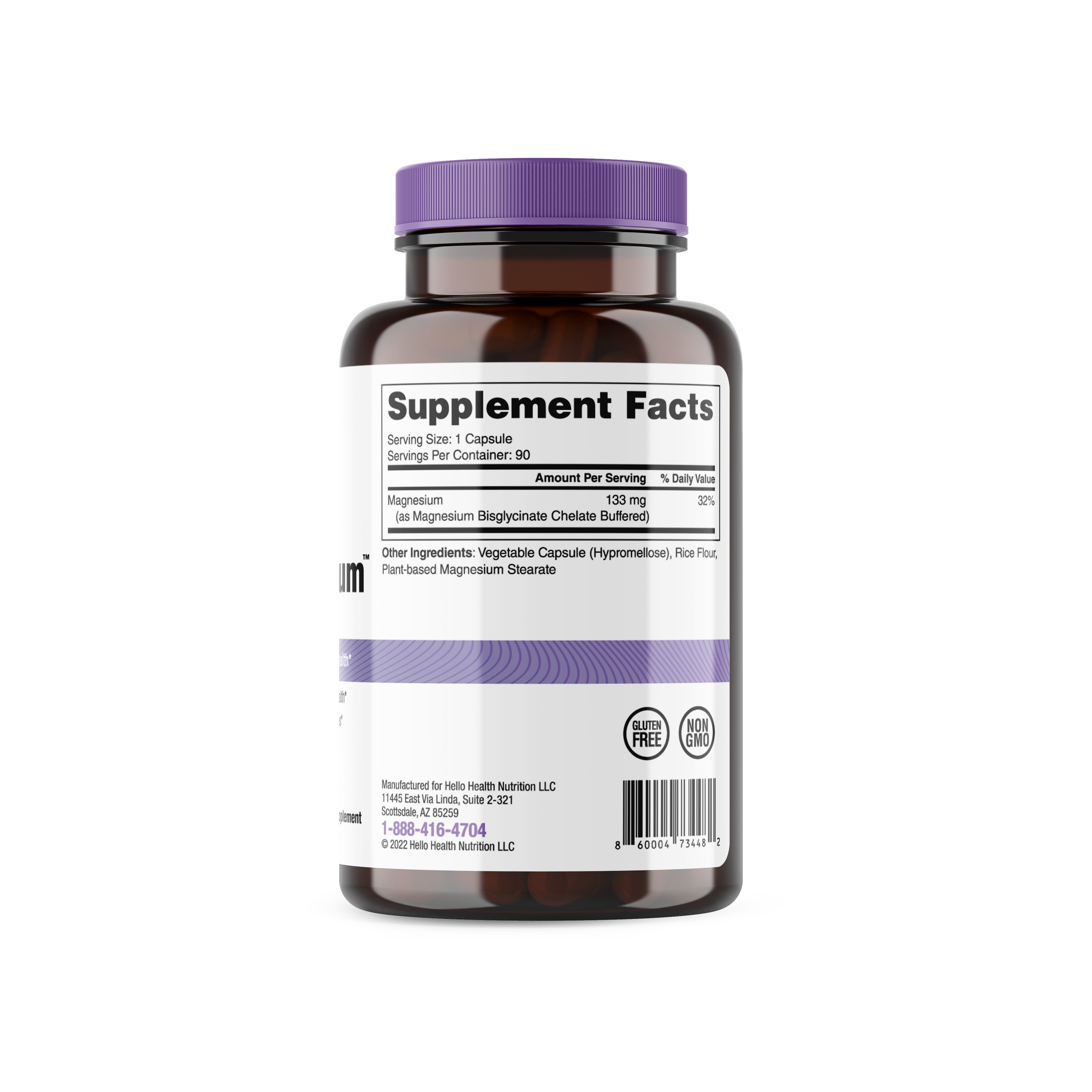 Magnesium Glycinate capsules by hellohealth