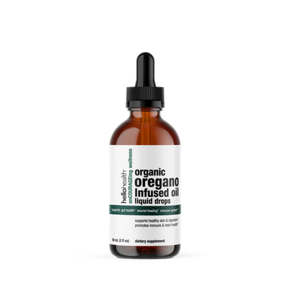 Organic Oregano Infused Oil Liquid Drops by hellohealth