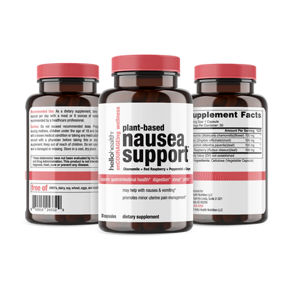 Plant-based Nausea Support by hellohealth