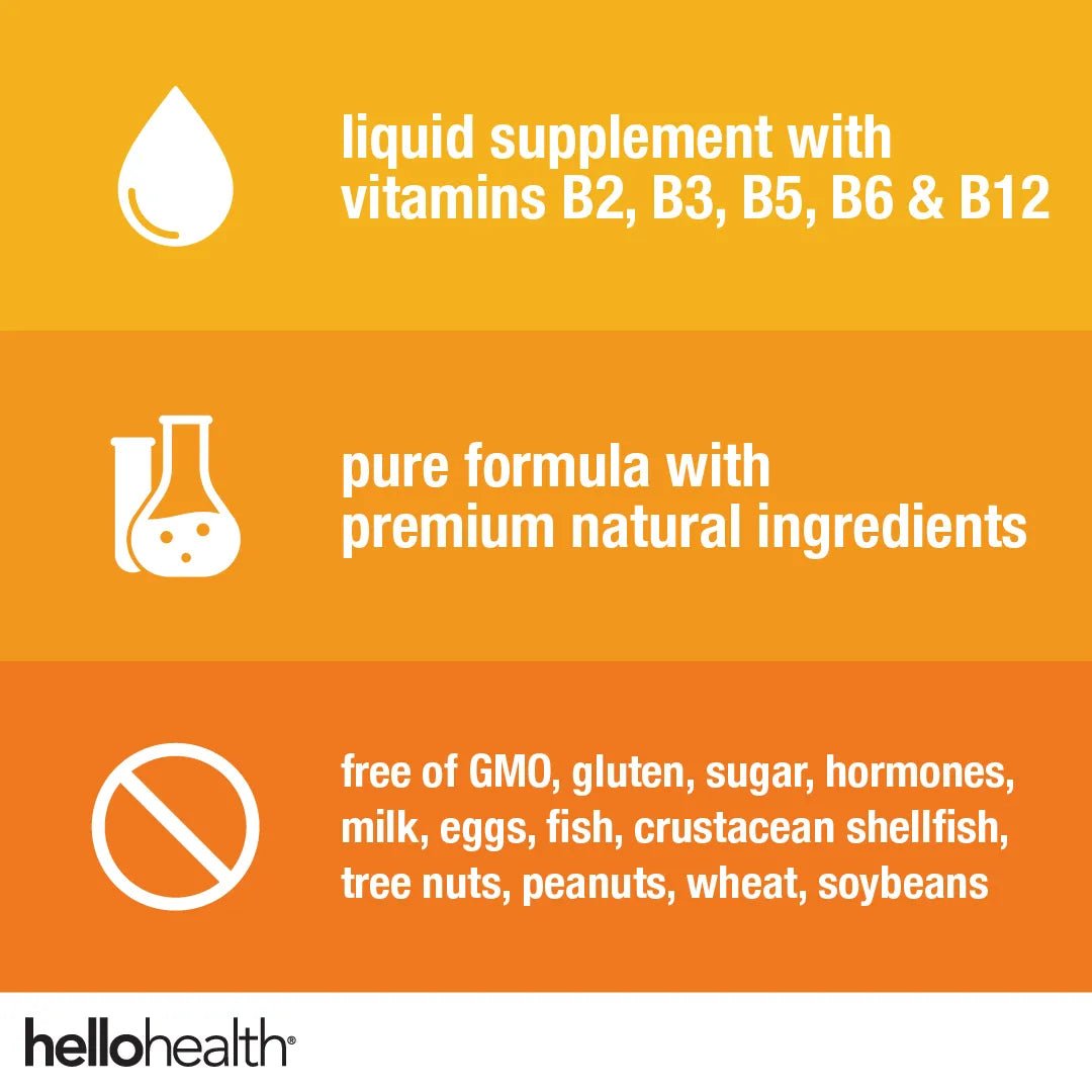Happy Energy Vitamin B12 Plus – B12 Complex with B2, B3, B5 &amp; B6 for Energy, Focus &amp; Mood Support by hellohealth