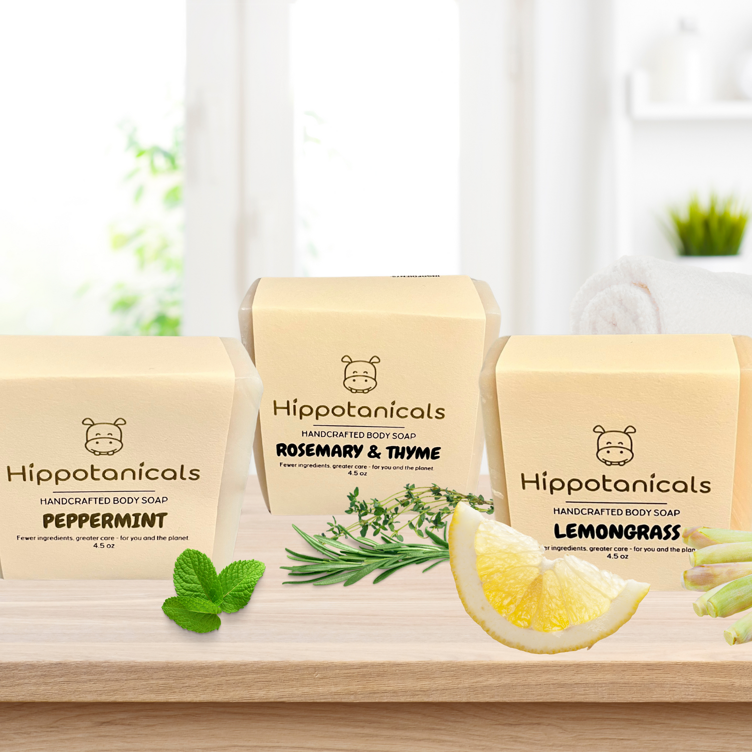 Value Soap Bundles by Hippotanicals