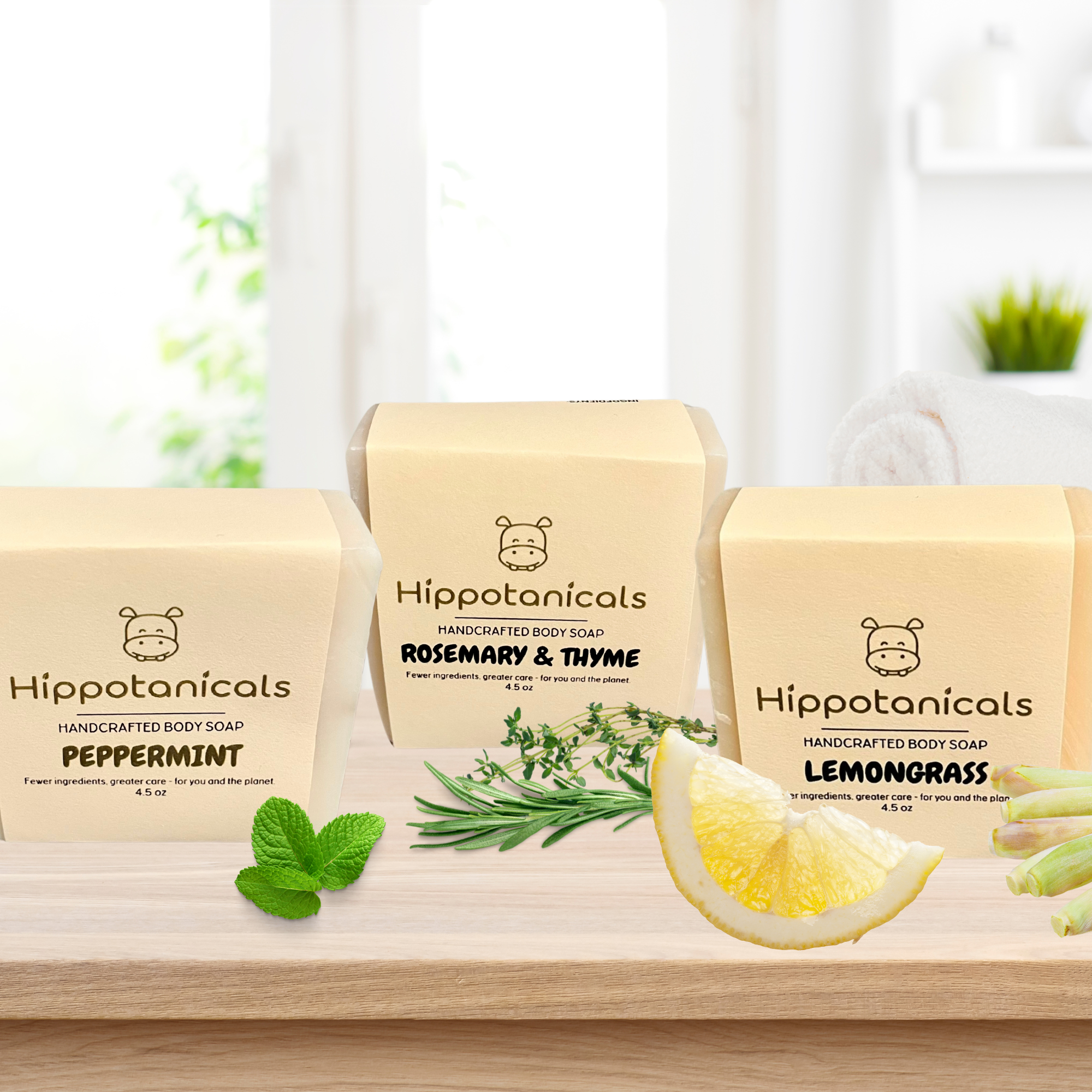 Value Soap Bundles by Hippotanicals