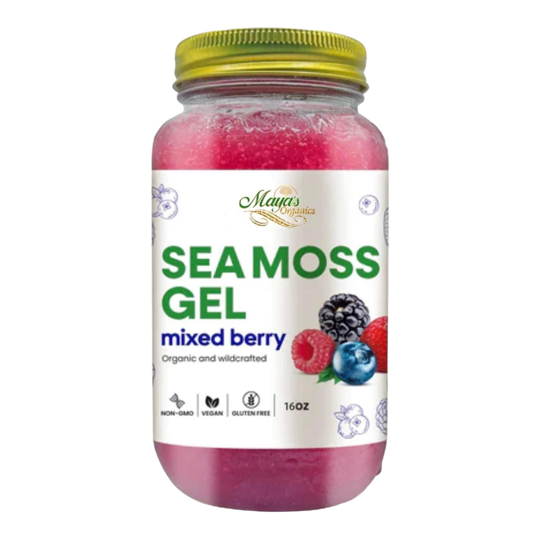Mixed Berry Sea Moss Gel | Natural Immunity Boost &amp; Energy Support