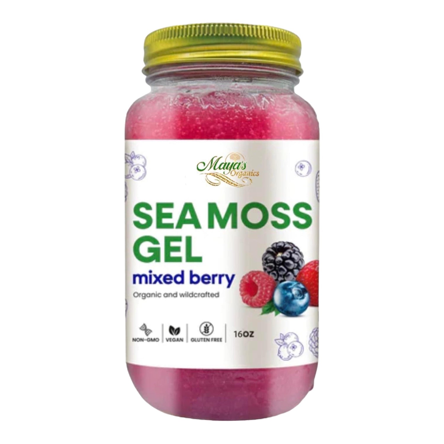 Mixed Berry Sea Moss Gel | Natural Immunity Boost &amp; Energy Support