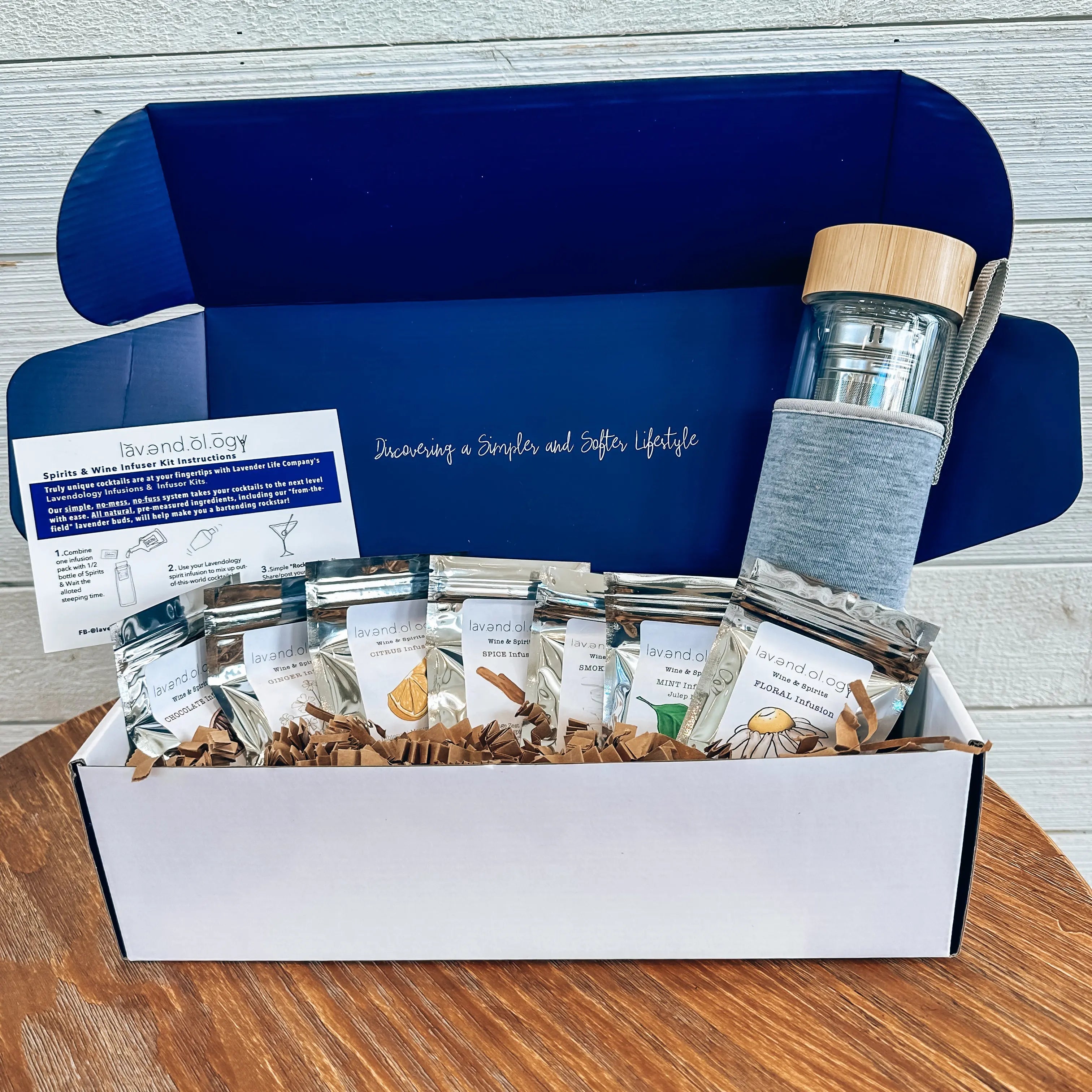 Lavendology Spirits &amp; Wine Infuser Kit by Lavender Life Company