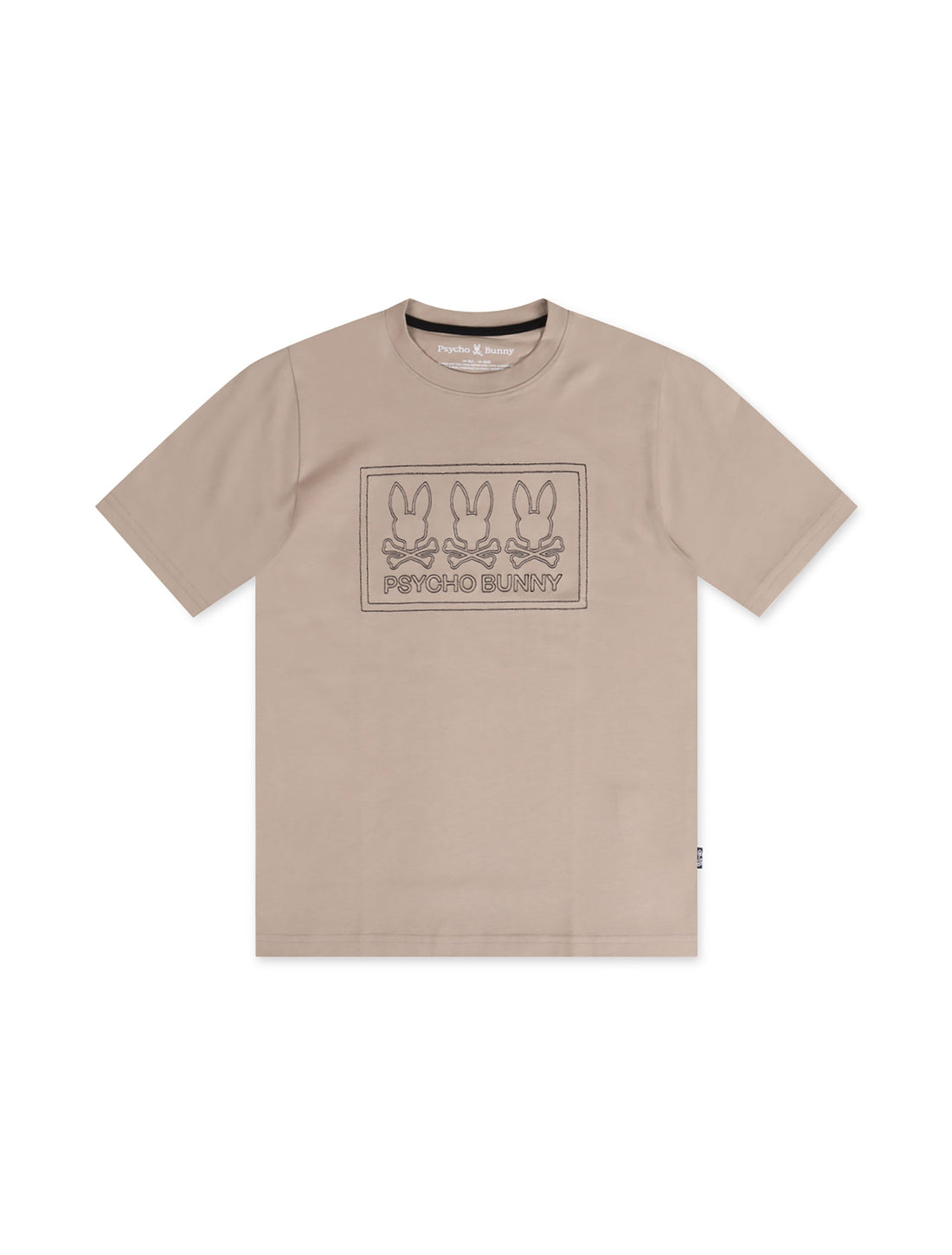 Psycho Bunny Kids Tacoma Graphic Tee - Stone by Denim Exchange