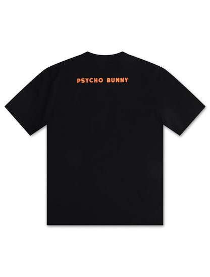 Psycho Bunny Wellington Graphic Tee - Black by Denim Exchange