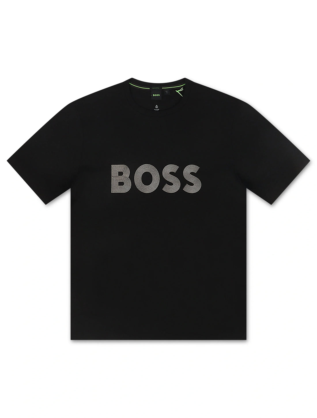 Boss Green Logo Future Tee - Black