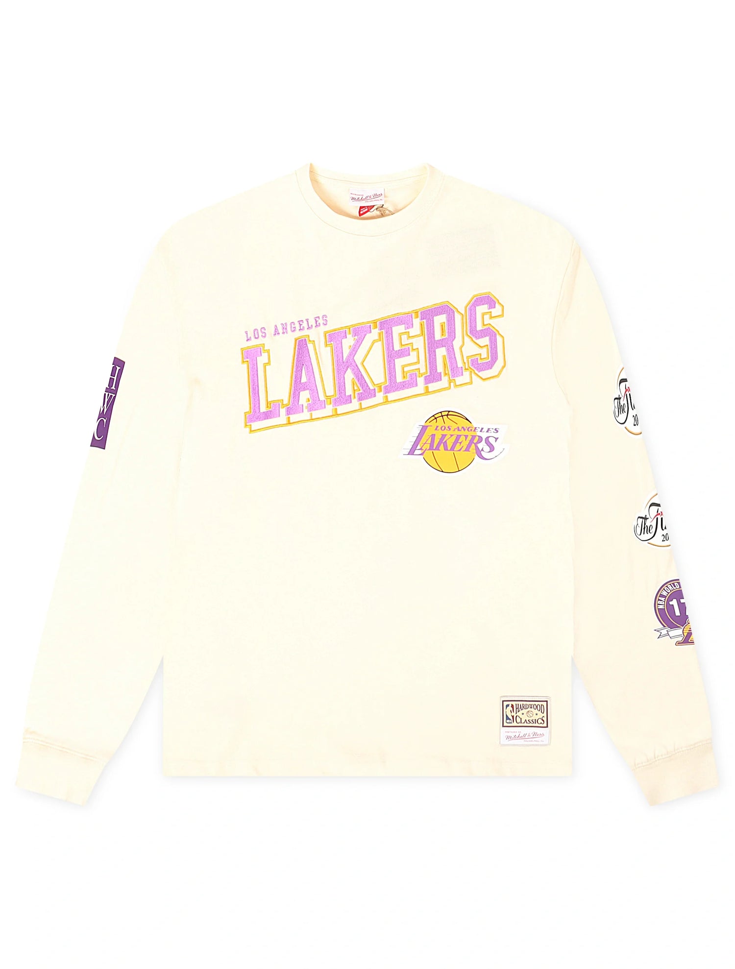Mitchell &amp; Ness Lakers Long Sleeve - Cream