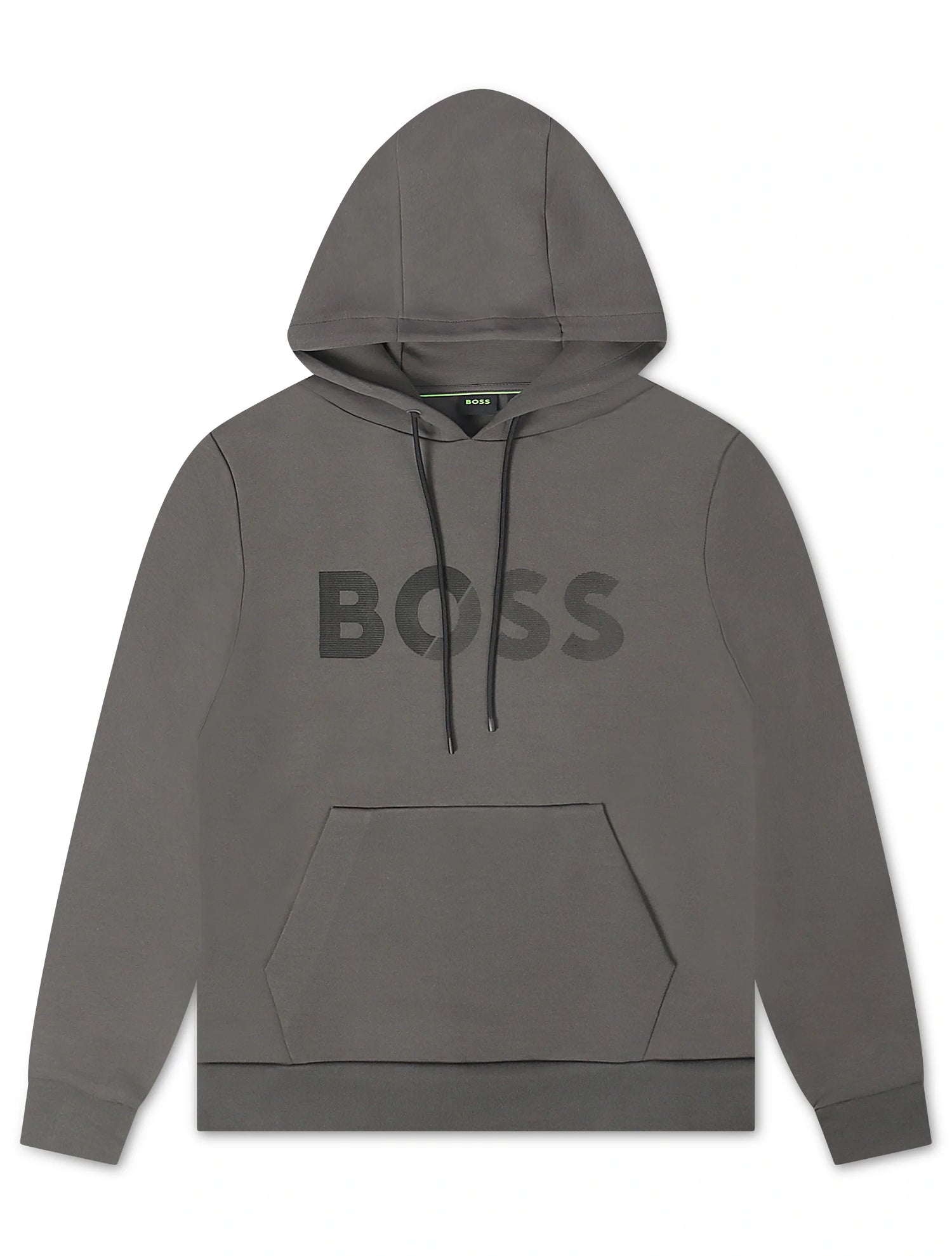 Boss Soody Tape Logo Hoodie - Gray