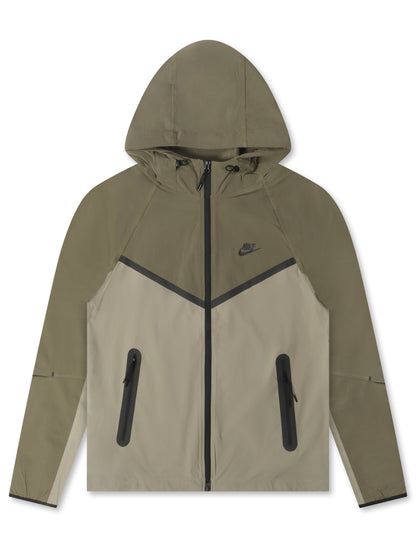 Nike Mens Tech Fleece Jacket - Light Army by Denim Exchange