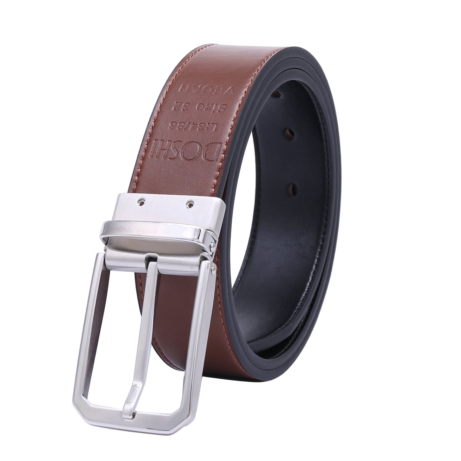 Professional Reversible 1 - Polished SS Vegan Belt by Doshi FCSA