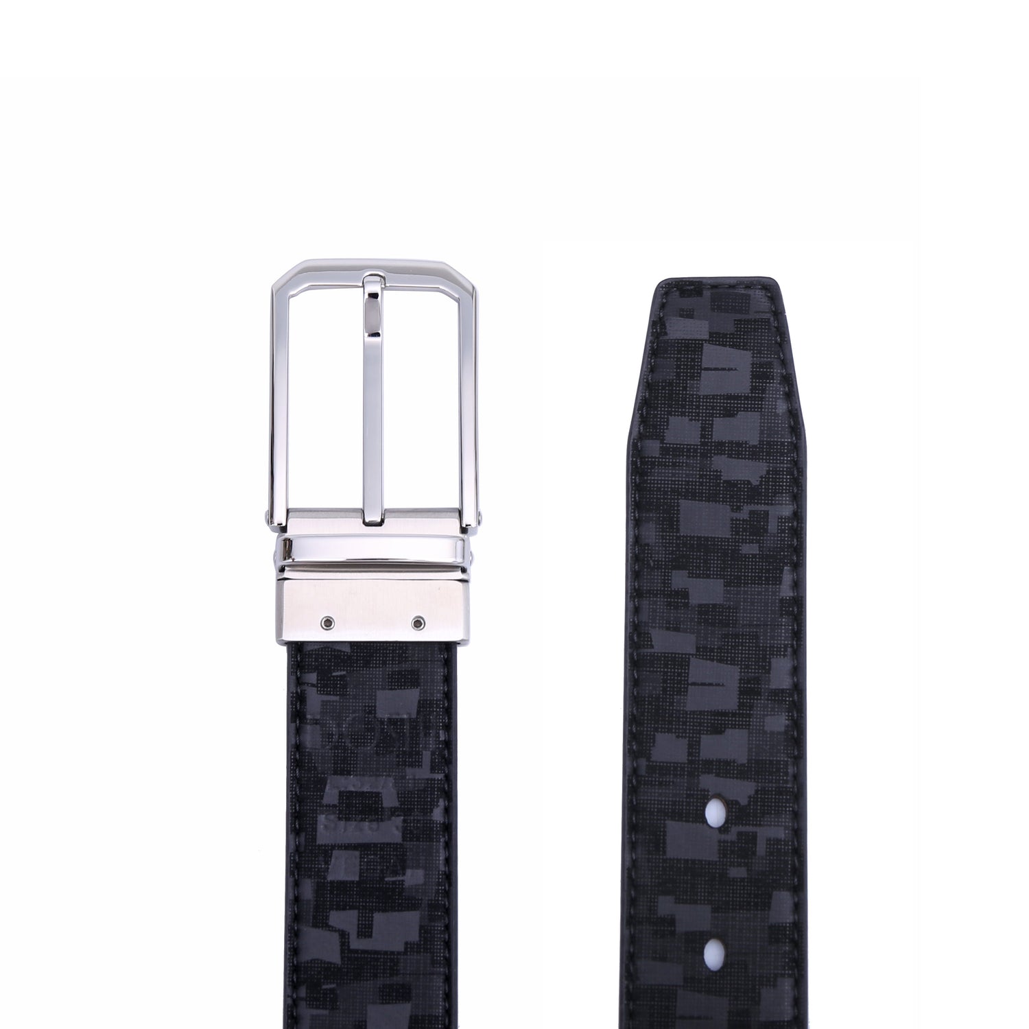 Professional Reversible 1 - Polished SS - Golf Vegan Belt by Doshi FCSA