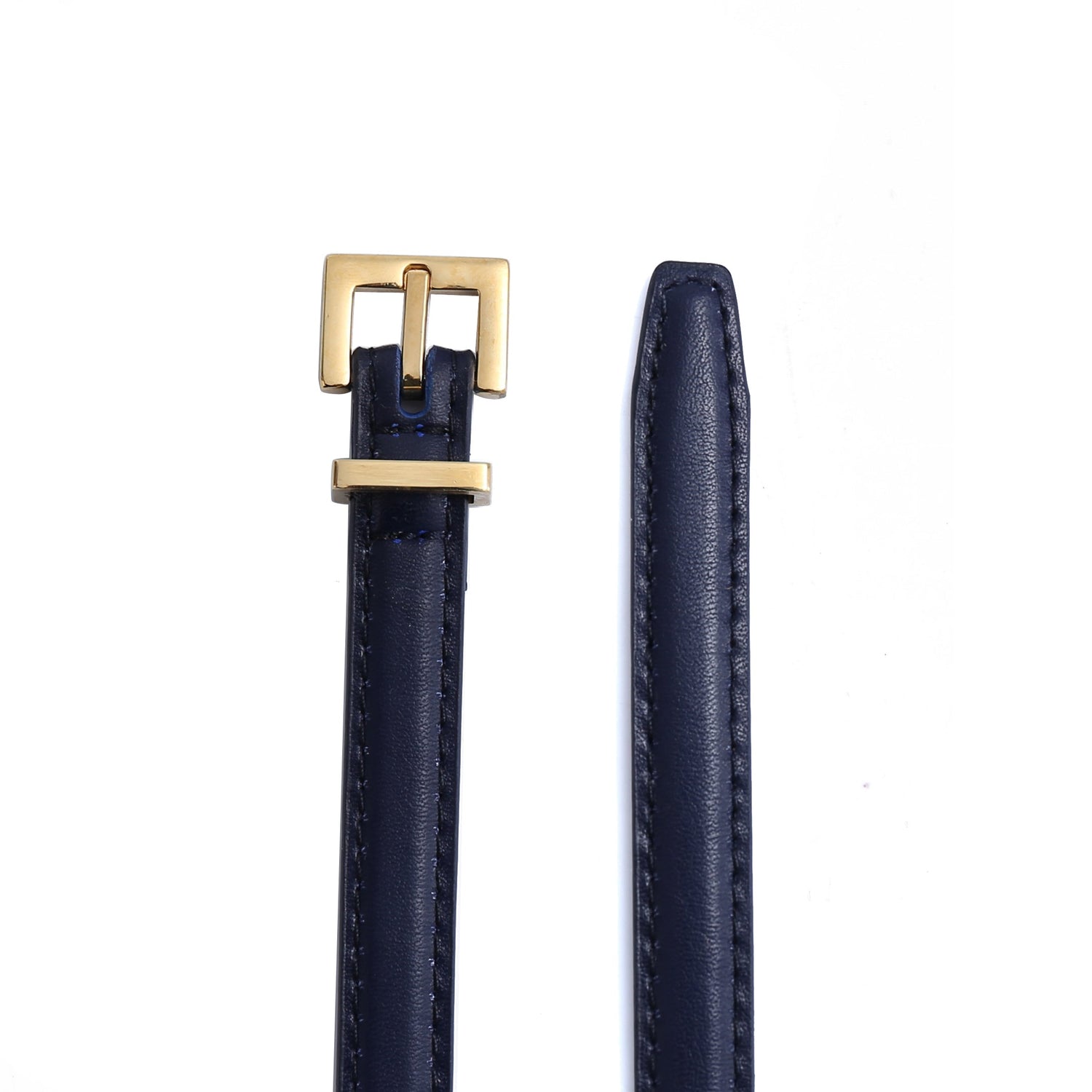 Skinny Belt - Gold Buckle by Doshi FCSA