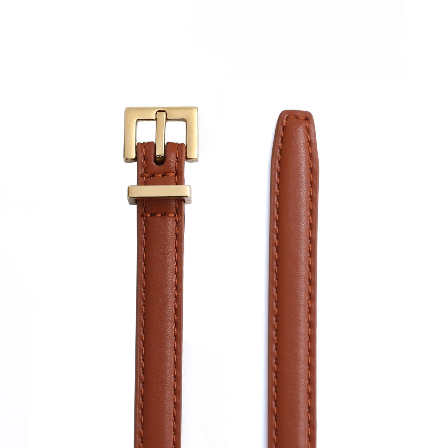 Skinny Belt - Gold Buckle by Doshi FCSA