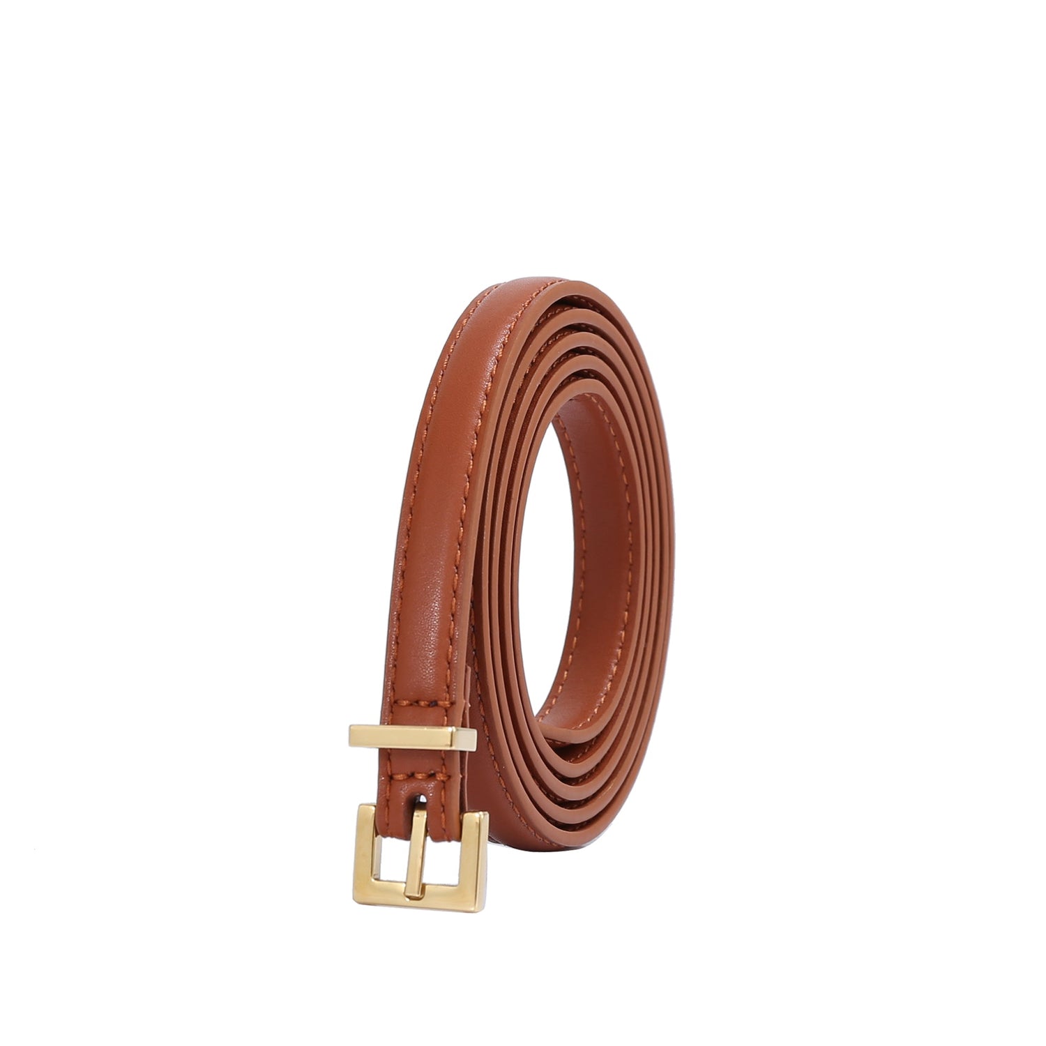 Skinny Belt - Gold Buckle by Doshi FCSA