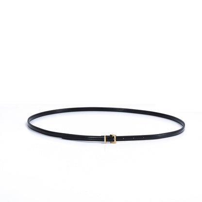 Skinny Belt - Gold Buckle by Doshi FCSA