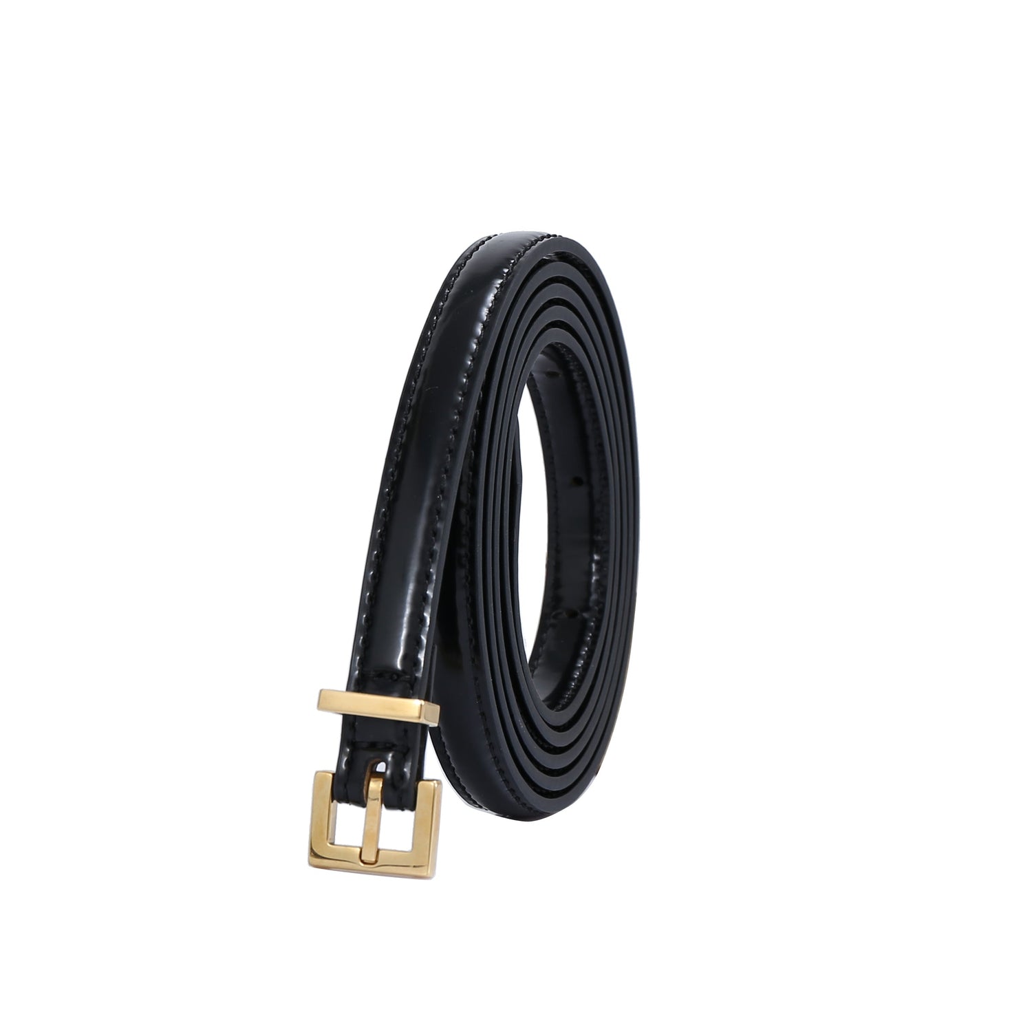 Skinny Belt - Gold Buckle by Doshi FCSA