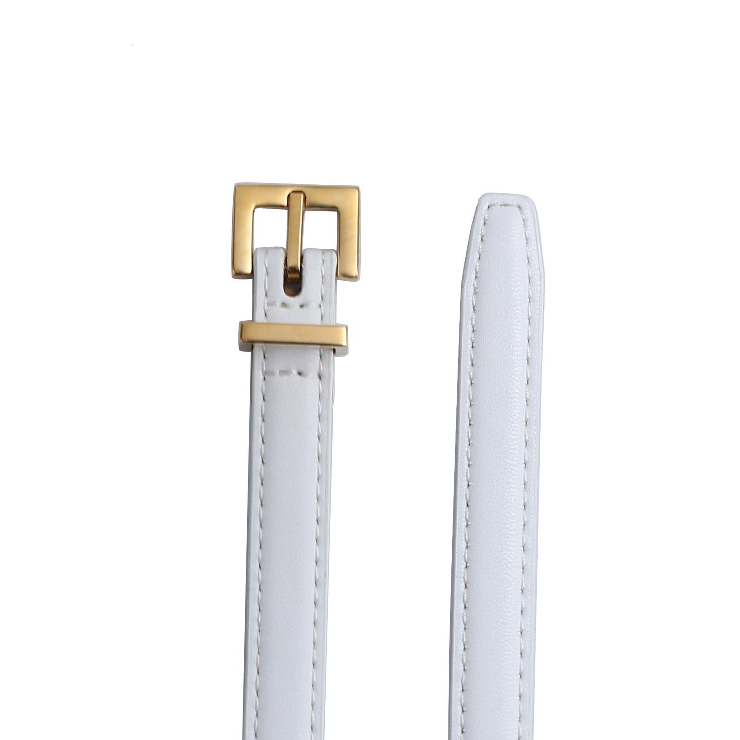 Skinny Belt - Gold Buckle by Doshi FCSA