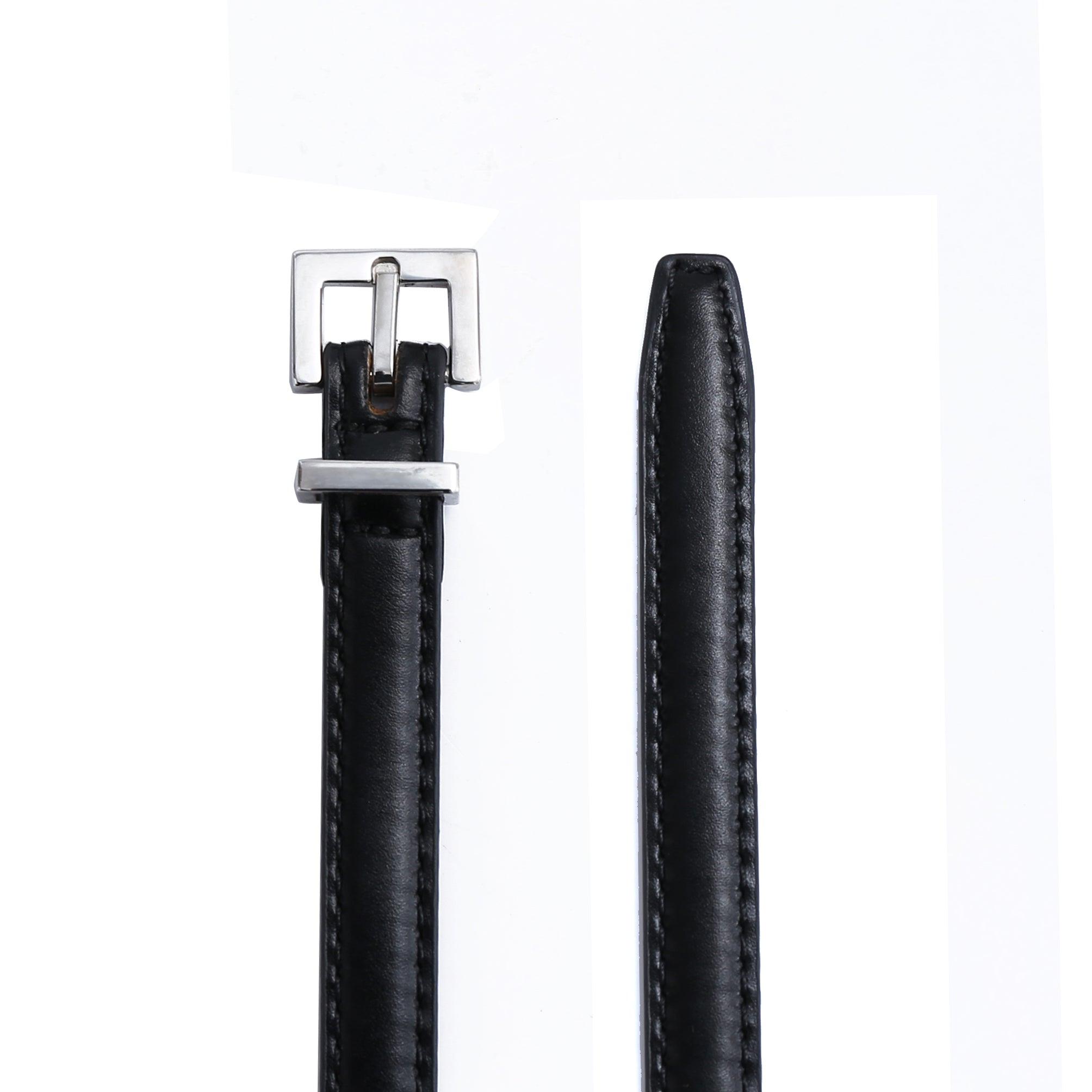 Skinny Belt - Silver Buckle by Doshi FCSA