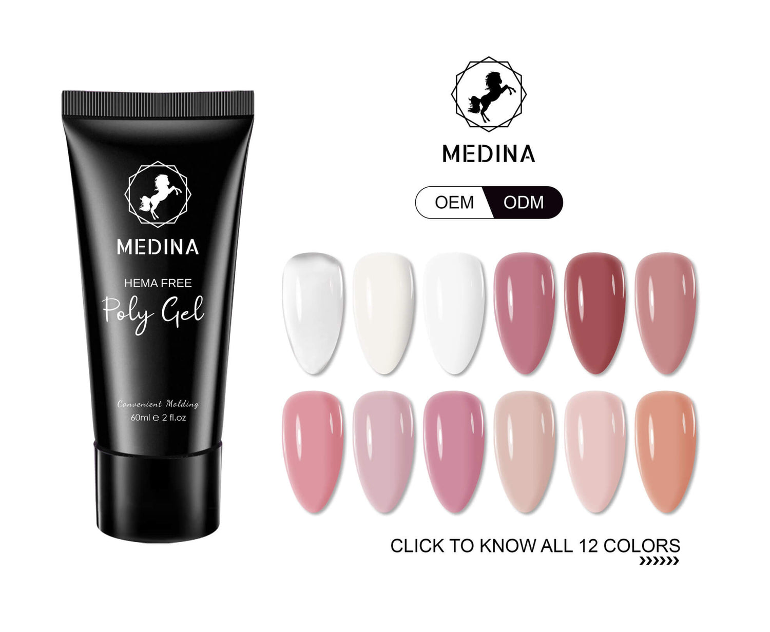 Medina - Polygel Crytal Clear 2oz by Beyond Beauty Page