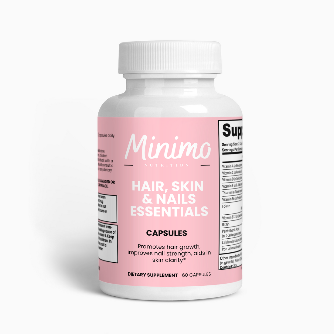 Hair, Skin and Nails Essentials, 60 ct. by Minimo Nutrition
