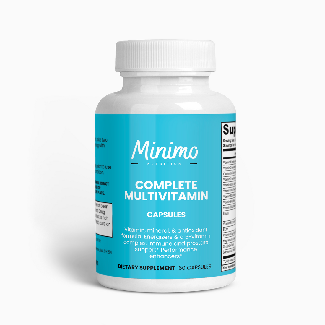 Complete Multivitamin + Immunity Boost, 60 ct. by Minimo Nutrition