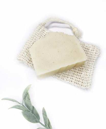 Natural Sisal Soap Saver and Exfoliating Pouch by Butter Me Up Organics
