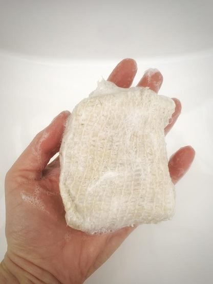 Natural Sisal Soap Saver and Exfoliating Pouch by Butter Me Up Organics
