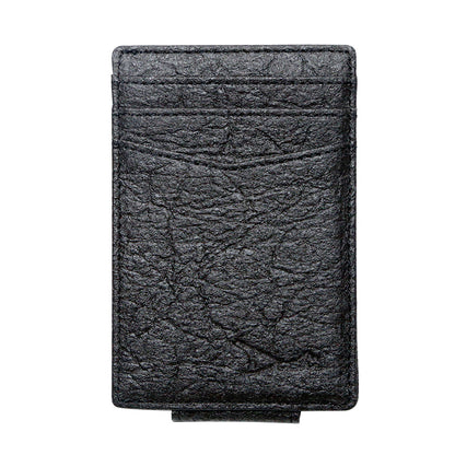 Doshi Pinatex Sustainable Vegan Card Holder with Money Clip by Doshi FCSA