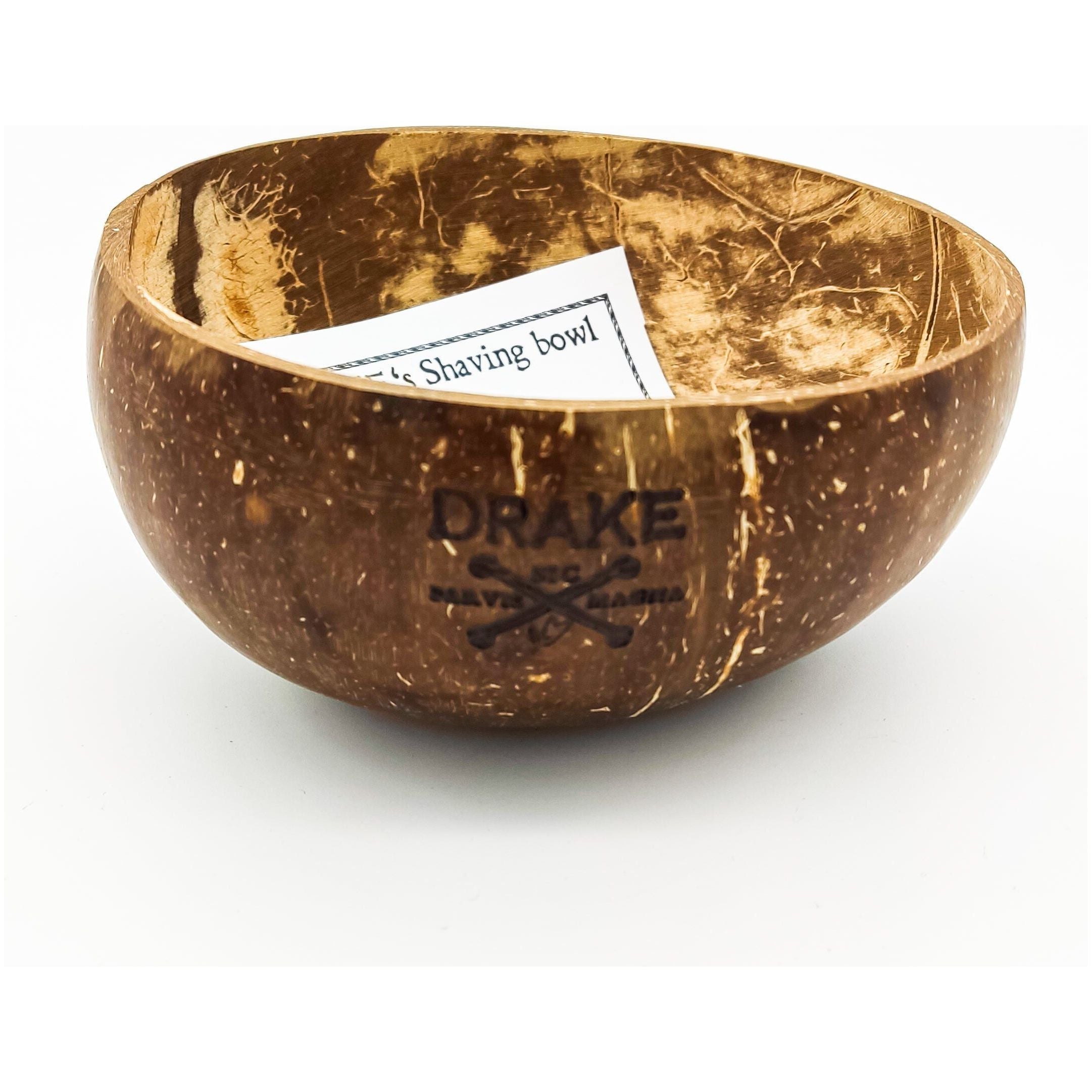 Darwin Shaving Coconut Lathering Bowl + Pouch by Pasteur Pharmacy