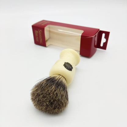 Vulfix 850 Pure Badger Ivory Handle Shaving Brush by Pasteur Pharmacy