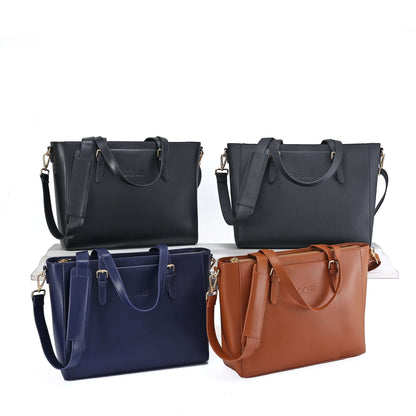 Professional Vegan Leather Work Tote by Doshi FCSA