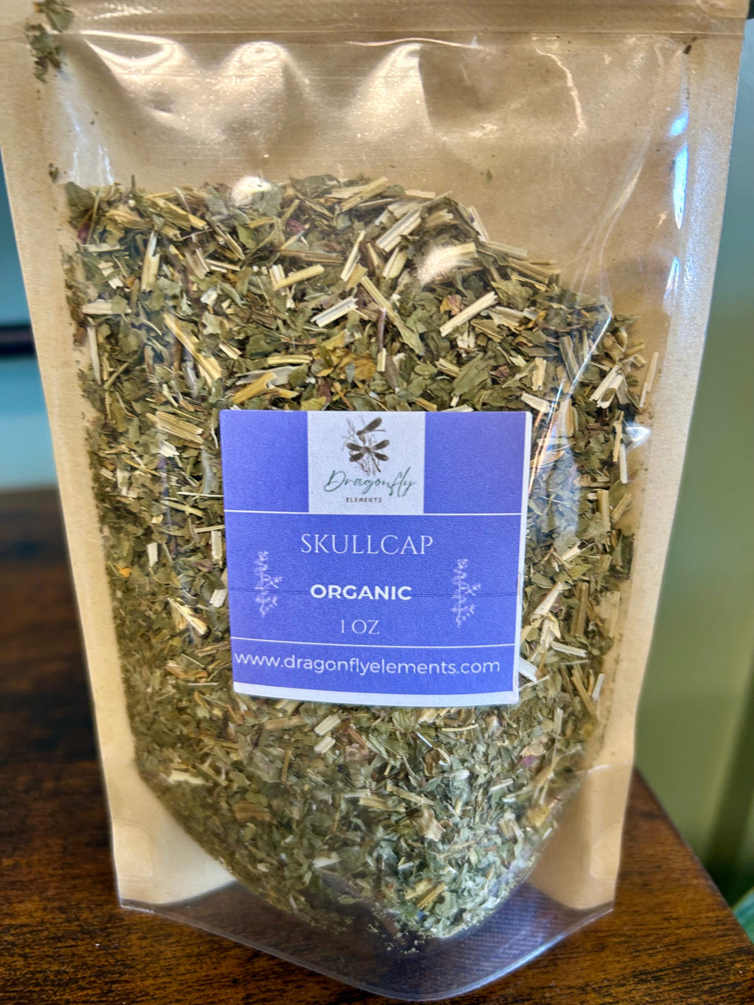 Skullcap, Organic - 1oz by Dragonfly Elements