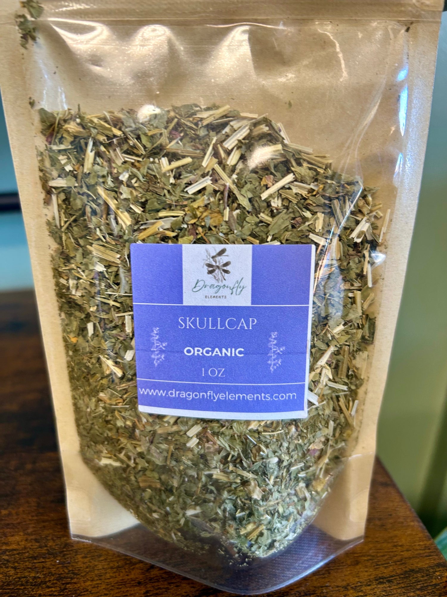 Skullcap, Organic - 1oz by Dragonfly Elements