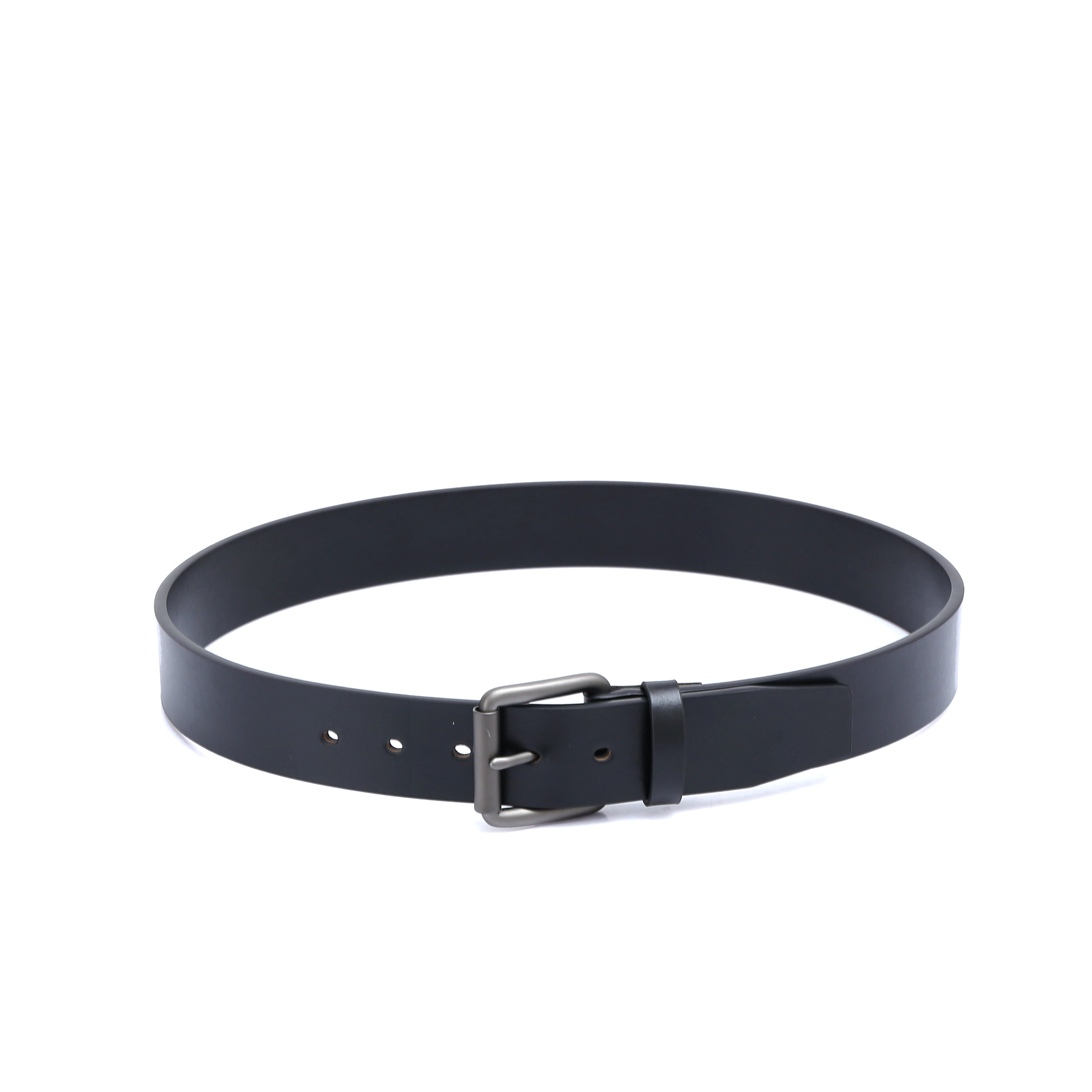 Casual belt w/ Roller buckle in Gunmetal (30-36) by Doshi FCSA